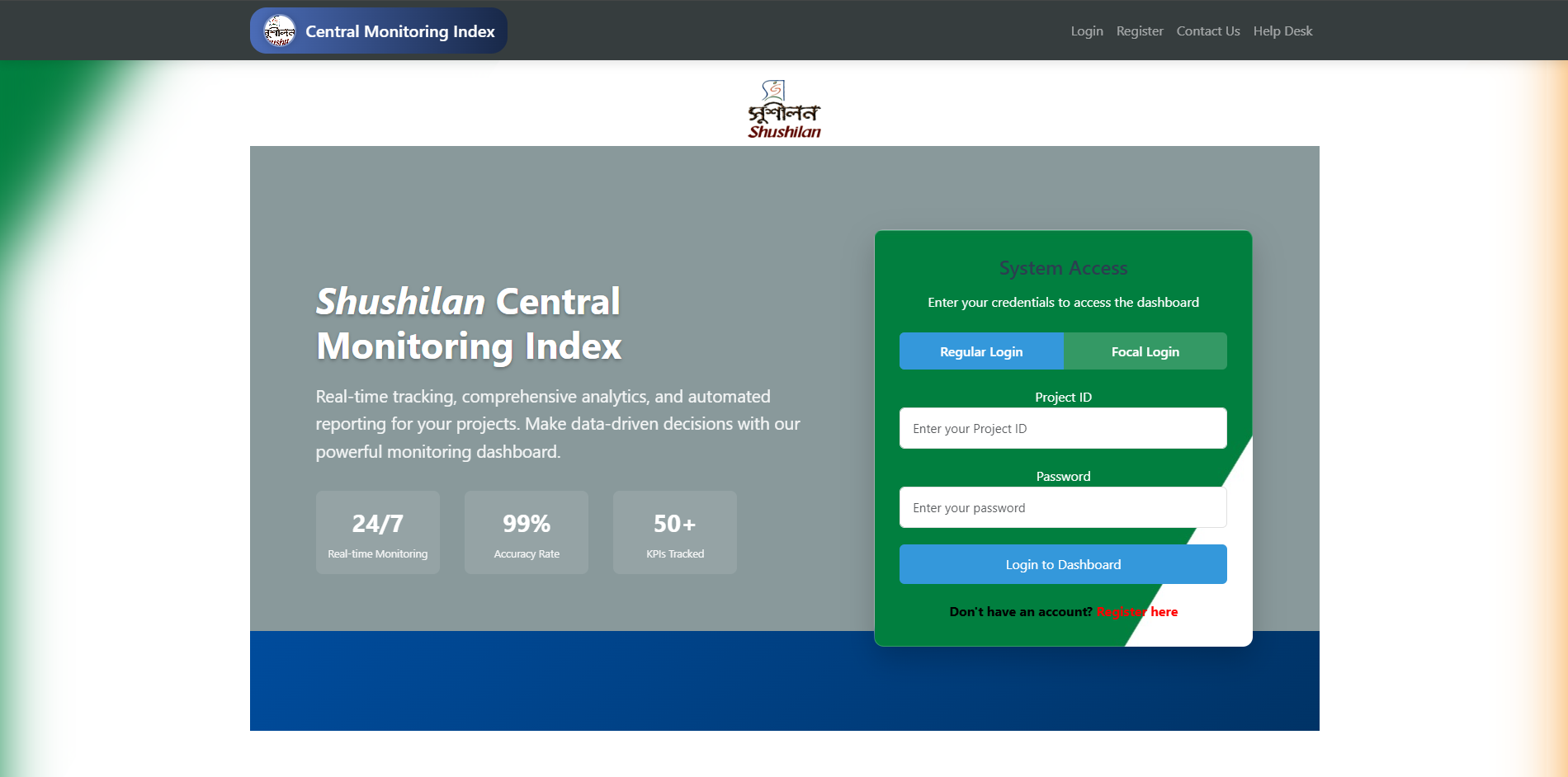 মনিটরিং ইনডেস্ক